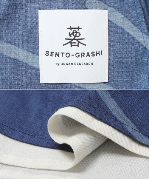 URBAN RESEARCH(アーバンリサーチ)の「SENTO-GRASHI 「ゆ」 dress(ワンピース・レディース・BRN×Y.BRN/BLU×L.BLU・Free)」の14枚目の写真