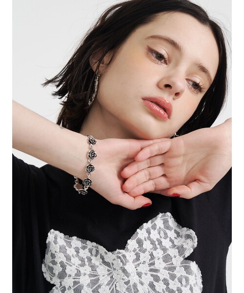 jouetie（ジュエティ）の「ヴィンテージローズブレスレット（ブレスレット・レディース・シルバー/ゴールド・F）」の3枚目の写真