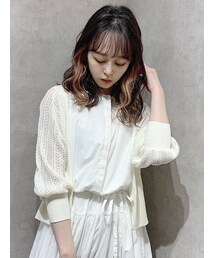 dazzlin | クロシェショートニットカーディガン(カーディガン/ボレロ)