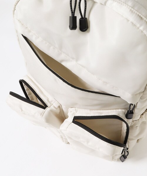 URBAN RESEARCH Sonny Label（アーバンリサーチサニーレーベル）の「グログランユースフルリュック（バックパック/リュック・レディース・エクリュ/ブラック・one）」の14枚目の写真