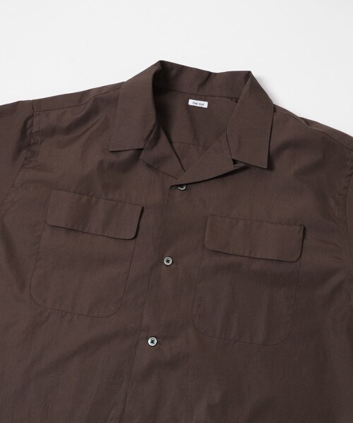 URBAN RESEARCH（アーバンリサーチ）の「THE DAY　OPEN COLLAR SHIRT（シャツ/ブラウス・メンズ・BLACK/BROWN/WHITE・1/2）」の19枚目の写真