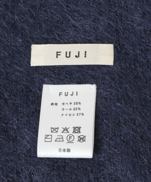 URBAN RESEARCH（アーバンリサーチ）の「『別注』FUJI×URBAN RESEARCH　MOHAIR LONG STOLE（ストール/ショール・メンズ・LEMON/NAVY/MINT GREEN/MOCHABROWN・Free）」の12枚目の写真