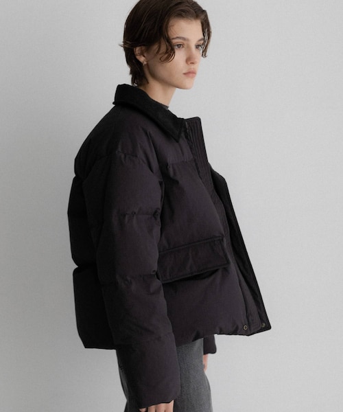 URBAN RESEARCH Sonny Label（アーバンリサーチサニーレーベル）の「グリーンダウンワークジャケット（その他アウター・レディース・ベージュ/カーキ/ネイビー・Free）」の3枚目の写真