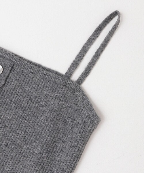 URBAN RESEARCH DOORS（アーバンリサーチドアーズ）の「リブニットビスチェ（その他トップス・レディース・杢CHARCOAL/BEIGE・M）」の14枚目の写真