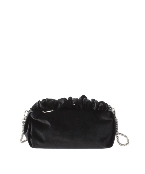 EMODA（エモダ）の「ギャザーハンドポーチバッグ（ショルダーバッグ・レディース・グレー/ブラック/カーキ・F）」の2枚目の写真