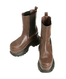 GYDA | Wソールサイドゴアショートブーツ(ブーツ)