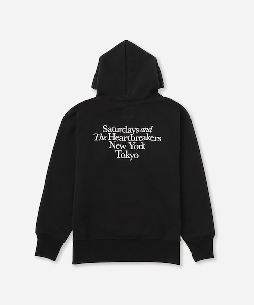 Saturdays NYC(サタデーズ ニューヨークシティ )の「BEDWIN & THE HEARTBREAKERS x Saturdays NYC Ex.PRINTED HOODIE "NEW YORK"(パーカー・レディース・ブラック/ワイン・L/M/S/XL)」の6枚目の写真
