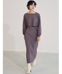 LAGUNAMOON | ボレロカーデニットワンピース(ワンピース)