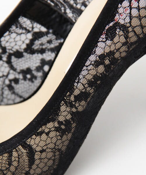 SENSE OF PLACE by URBAN RESEARCH（センスオブプレイスバイアーバンリサーチ）の「レースリボンパンプス（ドレスシューズ・レディース・BEIGE/BLACK・36/37/38）」の10枚目の写真