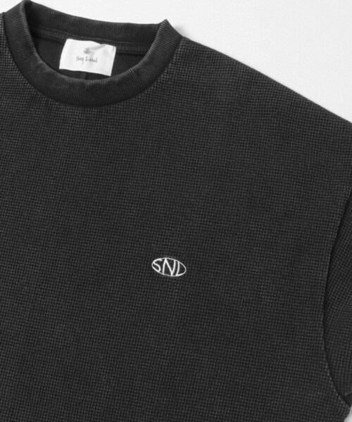 URBAN RESEARCH Sonny Label（アーバンリサーチサニーレーベル）の「ヴィンテージライクワッフルロンTEE（Tシャツ/カットソー・メンズ・ブラック/ネイビー・M/L）」の5枚目の写真