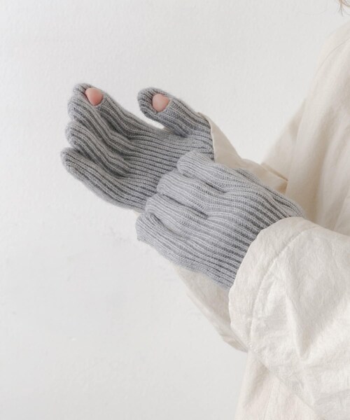 SMELLY（スメリー）の「バイカラーホールタッチグローブ（ベルト・レディース・GRY/YEL/RED/BLK・-）」の11枚目の写真