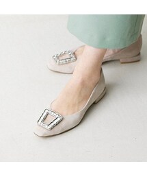 carino | モード エ ジャコモ カリーノ MODE ET JACOMO carino スクエアビジューフラットパンプス (パンプス)