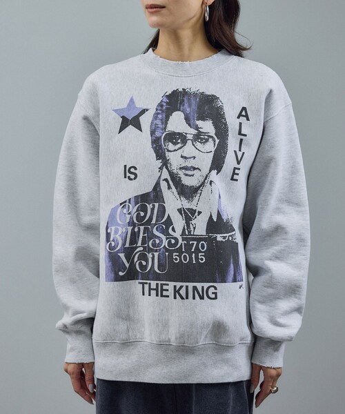 ADAM ET ROPE'（アダムエロペ）の「【COUTURE D'ADAM（クチュール ド アダム）】ビンテージスウェット photo（スウェット・レディース・グレー・38）」の12枚目の写真