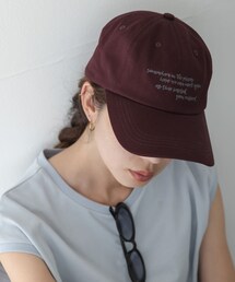 URBAN RESEARCH Sonny Label | エンブロイダリーメッセージキャップ(キャップ)