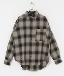 EKAL | 製品染オンブレーチェックシャツ(シャツ/ブラウス)