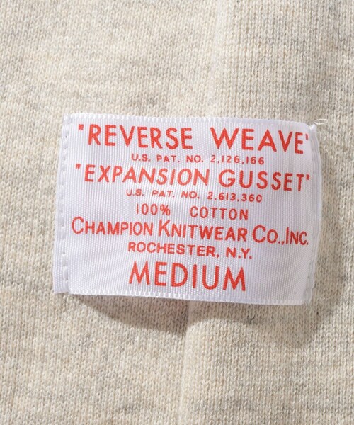 ADAM ET ROPE'（アダムエロペ）の「【Champion/チャンピオン】REVERSE WEAVE PULLOVER AFTER HOODED（パーカー・メンズ・ライトグレー・L/M/XL）」の10枚目の写真
