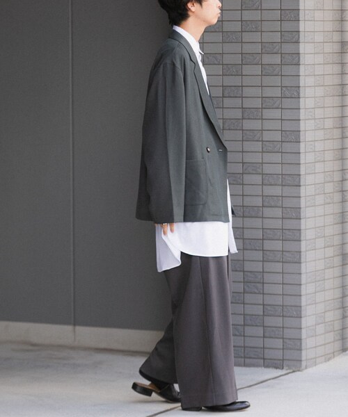 SENSE OF PLACE by URBAN RESEARCH（センスオブプレイスバイアーバンリサーチ）の「ダブルルーズジャケット（テーラードジャケット・メンズ・BEIGE/GRAY・M/L）」の9枚目の写真