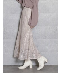 dazzlin | ベアフラワーレーススカート(スカート)