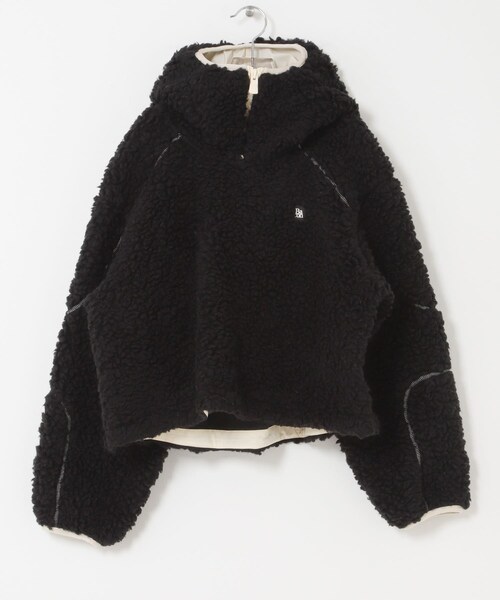 URBAN RESEARCH(アーバンリサーチ)の「Bacon W CLAIM(パーカー・レディース・BLACK/B CREAM・S)」の11枚目の写真