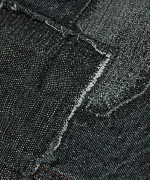 ADAM ET ROPE'（アダムエロペ）の「【KYOU/キョウ】LUMBERJACK Patchwork by 80s Reproduced Denim（デニムパンツ・メンズ・スミクロ/ブルー系・1/2）」の20枚目の写真