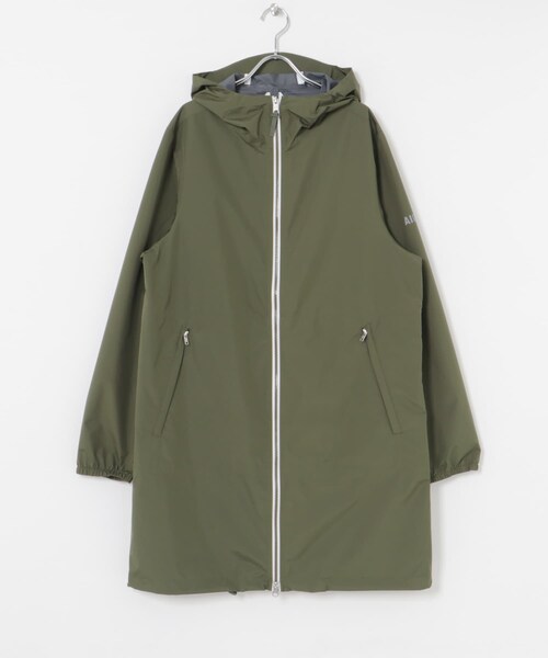 THE GOODLAND MARKET（ザグッドランドマーケット）の「AIGLE　透湿防水 レインパック フーデッドコート（テーラードジャケット・レディース・AVOCAT/GRENAT/MARAIS/NOIR/LILAS・M/L）」の2枚目の写真