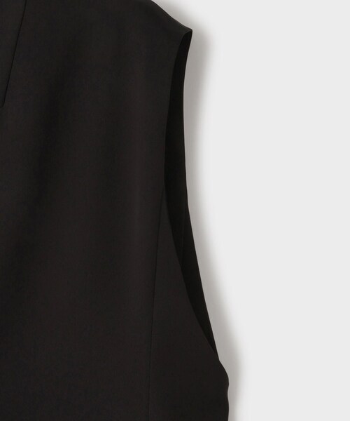 ROPE'（ロペ）の「【一部店舗限定】【REALM（レルム）】LONG GILET｜ロングジレ　26SS（ベスト・レディース・ブラック/ネイビー・38）」の10枚目の写真