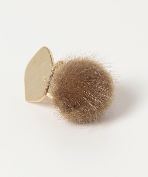 URBAN RESEARCH Sonny Label（アーバンリサーチサニーレーベル）の「ボールイヤリング∴（イヤリング・レディース・グレー/ベージュ・one/One）」の8枚目の写真