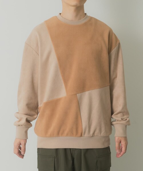 ITEMS URBANRESEARCH（アイテムズ アーバンリサーチ）の「裏フリースF.S.クレイジープルオーバー（その他トップス・メンズ・L.BEG/MOC/OLV/BLK・M/L）」の18枚目の写真