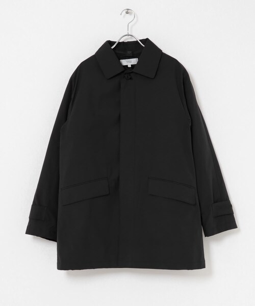 URBAN RESEARCH ROSSO（アーバンリサーチロッソ）の「3WAYステンカラーハーフコート ライナーセット（ステンカラーコート・メンズ・BLACK/CHARCOAL・M/L）」の11枚目の写真