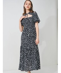 MERCURYDUO | 2WAYペイントドットシャーリングワンピース(ワンピース)