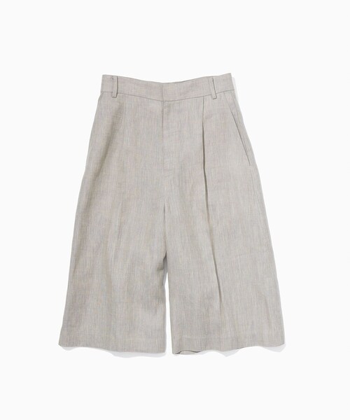 ROPE'(ロペ)の「チンツリネンAラインハーフパンツ/セットアップ対応(その他パンツ・レディース・キャメル/ベージュ・36/38)」の10枚目の写真