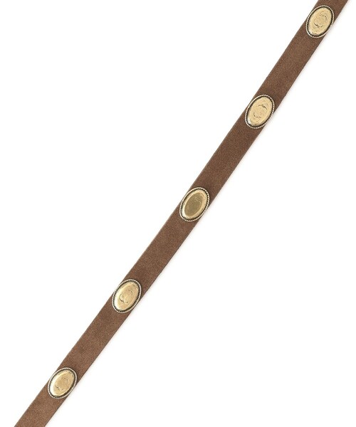 ADAM ET ROPE'(アダムエロペ)の「【PUNTOVITA(プントヴィータ)】コンチョ細ベルト(ベルト・レディース・キナリ/ブラウン・F)」の12枚目の写真