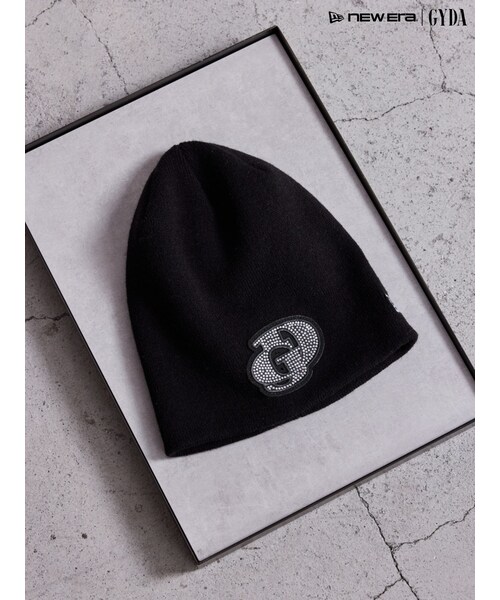 GYDA（ジェイダ）の「GYDA×NEWERA GD bijouニットビーニー（ニットキャップ/ビーニー・レディース・オフホワイト/ブラック・F）」の4枚目の写真