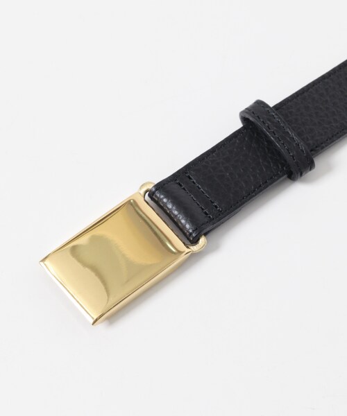 URBAN RESEARCH（アーバンリサーチ）の「Scye　BOX BUCKLE BELT（ベルト・メンズ・ライトグレー/クロ・M）」の6枚目の写真