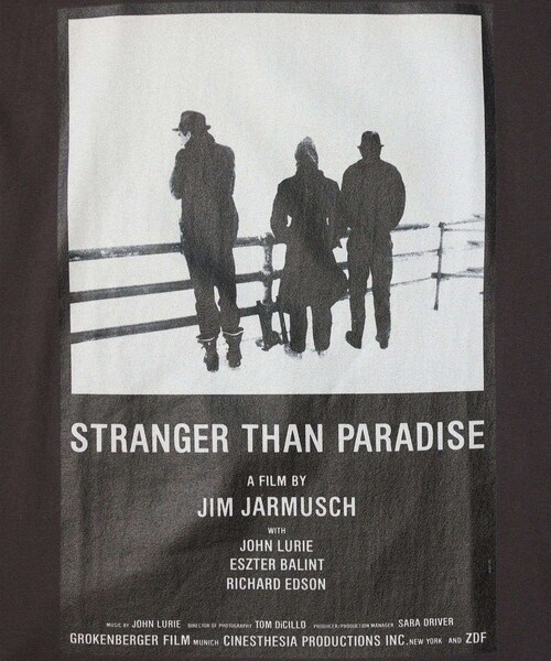 bonjour records（ボンジュールレコーズ）の「Jim Jarmusch/ジム・ジャームッシュ for bonjour records “Stranger Than Paradise” ,“Coffee And Cigarettes”  Tシャツ（Tシャツ/カットソー・レディース・ブラック/ブラック系/ホワイト/ホワイト系・L/M/XL）」の22枚目の写真