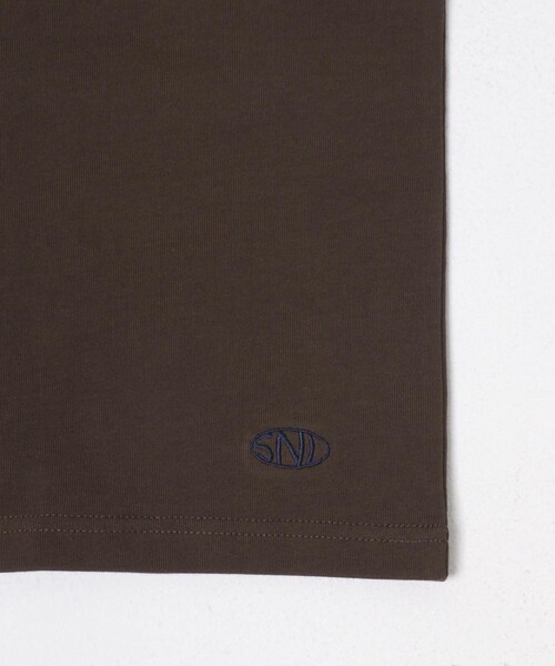 URBAN RESEARCH Sonny Label(アーバンリサーチサニーレーベル)の「ラグビーカラーロングスリーブシャツ(Tシャツ/カットソー・メンズ・ホワイト/ブラウン/ネイビー・M/L)」の9枚目の写真