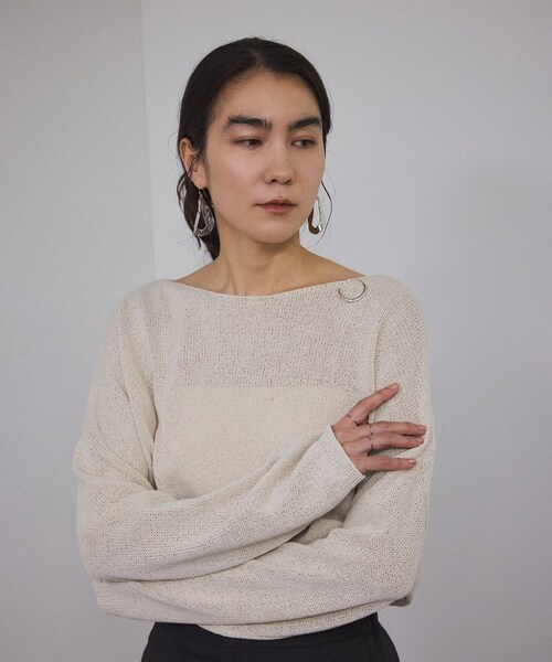 ADAM ET ROPE'（アダムエロペ）の「【AXEP（アクセップ）】HOOP L silver（ブローチ/コサージュ・レディース・シルバー・F）」の8枚目の写真