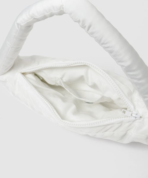 URBAN RESEARCH（アーバンリサーチ）の「kokyo　Rectangulo Puff Bag（ハンドバッグ・レディース・white/camel・FREE）」の9枚目の写真