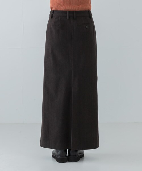 URBAN RESEARCH(アーバンリサーチ)の「トリコットコーデュロイスカート(スカート・レディース・BROWN/OFF WHITE・36/38)」の20枚目の写真