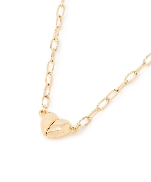 ROPE' PICNIC（ロペピクニック）の「マグネットハートボールドチェーンネックレス/2WAY（ネックレス・レディース・ゴールド/シルバー・F）」の8枚目の写真