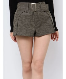 GYDA | 【SETUP着用可】ベルト付きフェイクレイヤードショートパンツ(その他パンツ)
