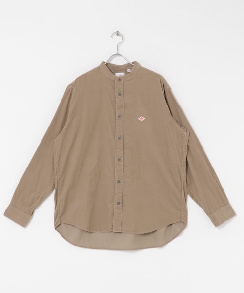 URBAN RESEARCH DOORS（アーバンリサーチドアーズ）の「DANTON　BAND COLLAR SHIRTS LONG-SLEEVE（シャツ/ブラウス・メンズ・SAND BEIGE/CHARCOAL/OLIVE/BLUE GREY・38/40/42）」の18枚目の写真