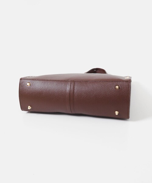 URBAN RESEARCH ROSSO（アーバンリサーチロッソ）の「AULENTTI　スタッズスクエアバッグ（ハンドバッグ・レディース・BEIGE/BROWN・Free）」の8枚目の写真