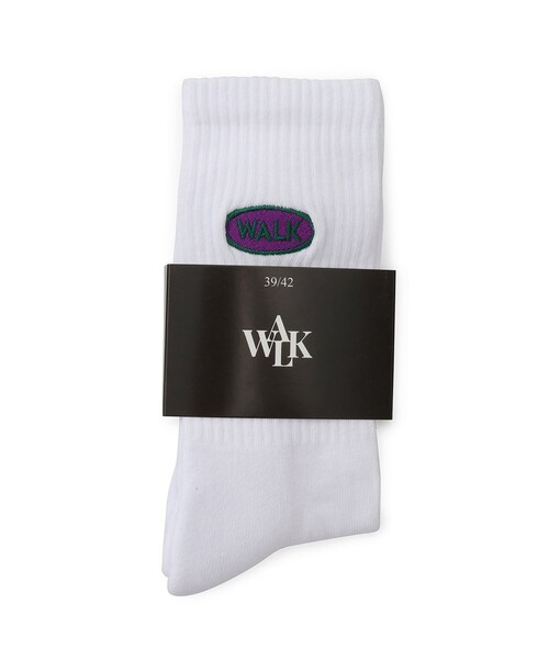 ADAM ET ROPE'(アダムエロペ)の「【WALK IN PARIS/ウォーク イン パリス】Les chaussettes 1992(ソックス/靴下・メンズ・ホワイト・L/M)」の7枚目の写真