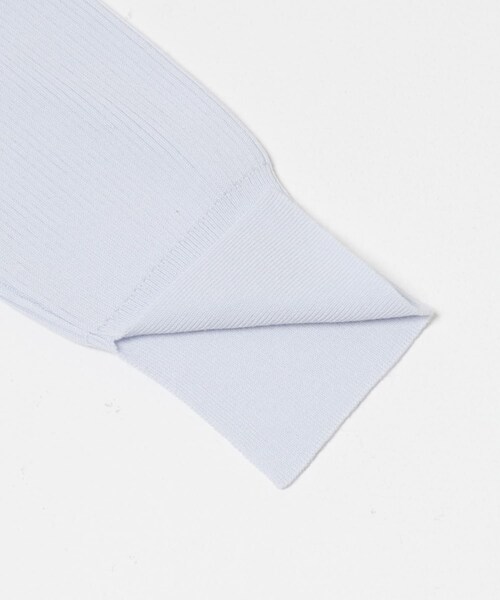 URBAN RESEARCH ROSSO（アーバンリサーチロッソ）の「シルク混スリットスリーブリブニット（ニット/セーター・レディース・OFF WHITE/SAX/YELLOW/NAVY・Free）」の16枚目の写真