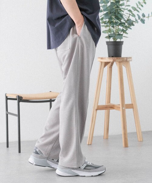 URBAN RESEARCH DOORS(アーバンリサーチドアーズ)の「FORK&SPOON ヘンプ混カットソーパンツ(その他パンツ・メンズ・GRAY/WOOD・4/5)」の6枚目の写真