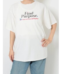 Ungrid | Find PurposeロゴルーズTee(Tシャツ/カットソー)