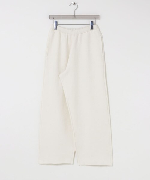 URBAN RESEARCH(アーバンリサーチ)の「コットンカシミヤルーズニットパンツ(その他パンツ・レディース・OFF WHITE/BLACK・36/38)」の10枚目の写真
