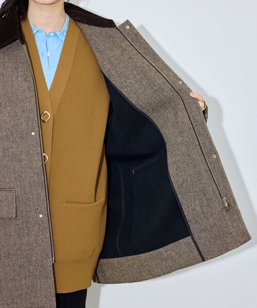 ADAM ET ROPE'(アダムエロペ)の「ライトツイードカバーオール(カバーオール・レディース・ブラウン・36/38)」の22枚目の写真