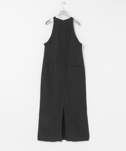 URBAN RESEARCH(アーバンリサーチ)の「new basic WOOL LINEN ONE-PIECE(ワンピース・レディース・BLACK・36/38)」の4枚目の写真